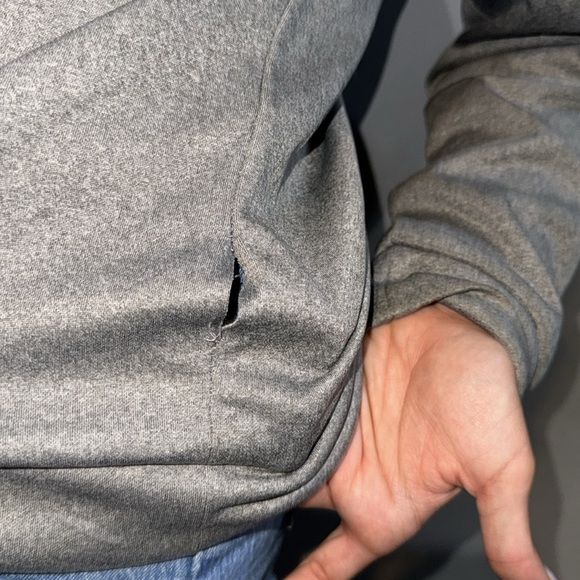 NIKE GREY HALF-ZIP SWEATER - Picture 8 of 9